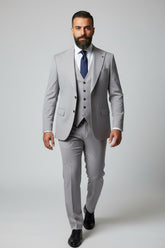 Light Grey Three-Piece Suit