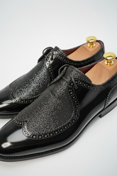 Black Patent Leather Oxford Shoes