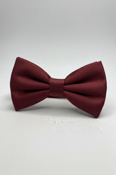 Red Satin Bow Tie