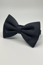 Black Satin Bow Tie