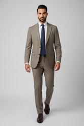 Stone Brown Two-Piece Suit