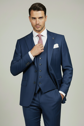 Royal Blue Three-Piece Suit