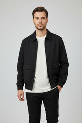 Black Zip-Up Safari Suit