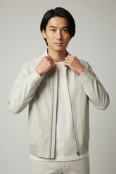 Beige Zip-Up Safari Suit