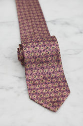 Pink Paisley Silk Tie