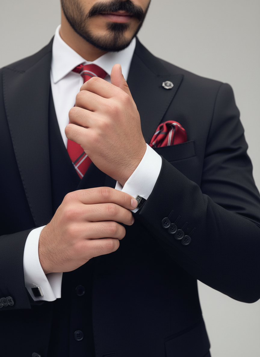 Black 3-Piece Formal Suit
