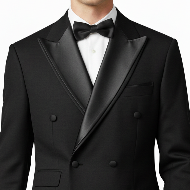 Black Double-Breasted Tuxedo