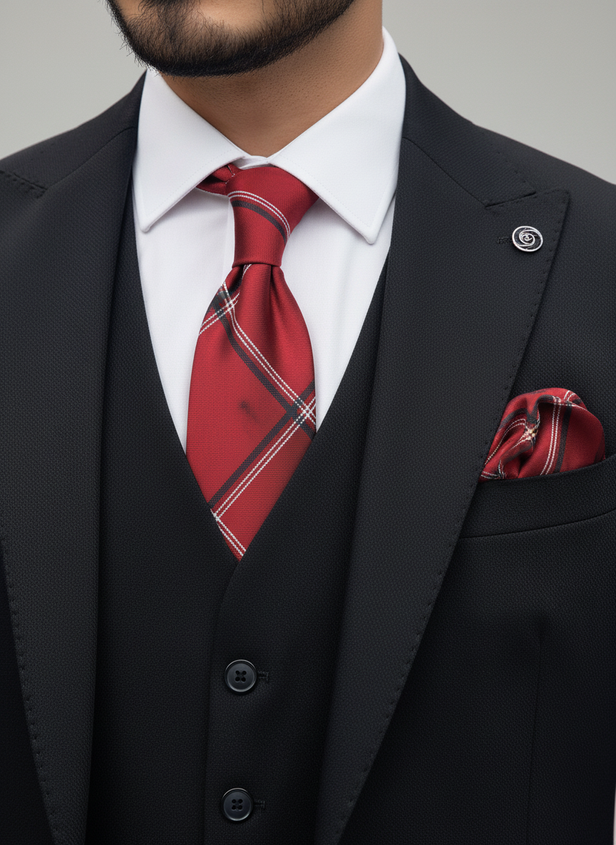 Black 3-Piece Formal Suit