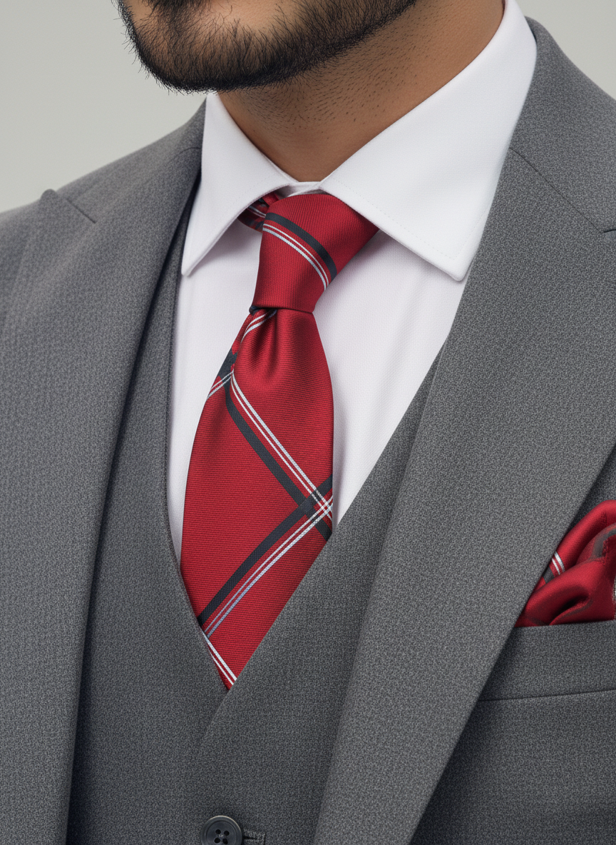 Grey 3-Piece Formal Suit