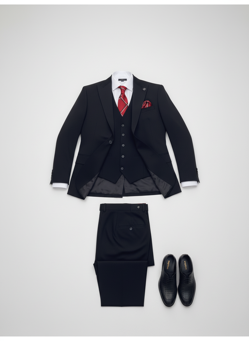 Black 3-Piece Formal Suit