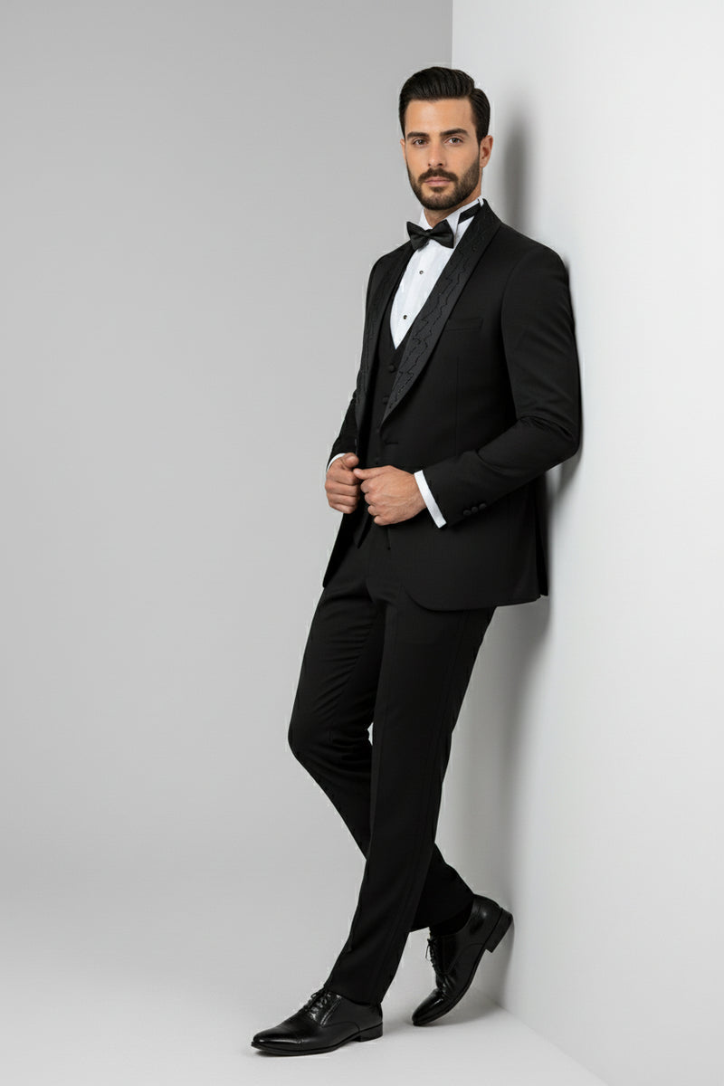 Black Shawl Lapel Tuxedo