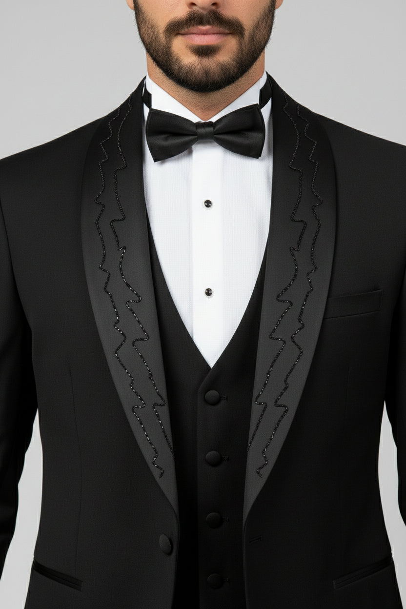 Black Shawl Lapel Tuxedo