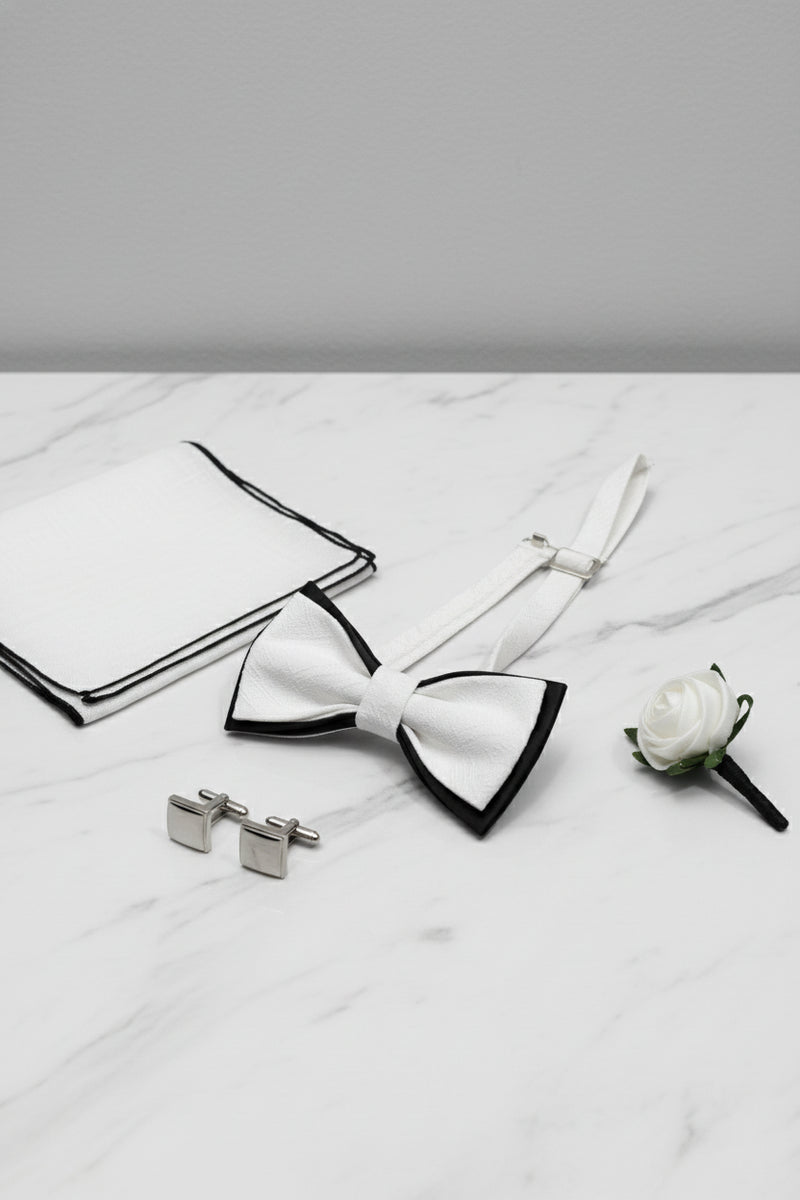 Black and White Bow Tie