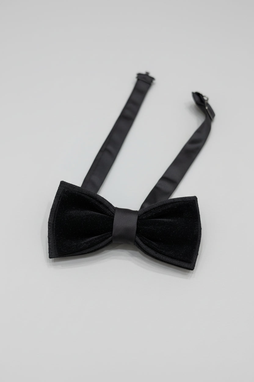 Black Velvet Bow Tie