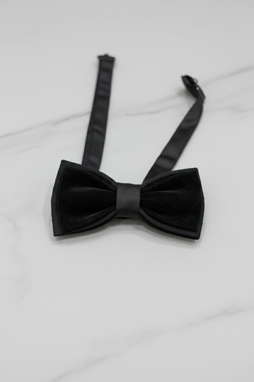 Black Velvet Bow Tie