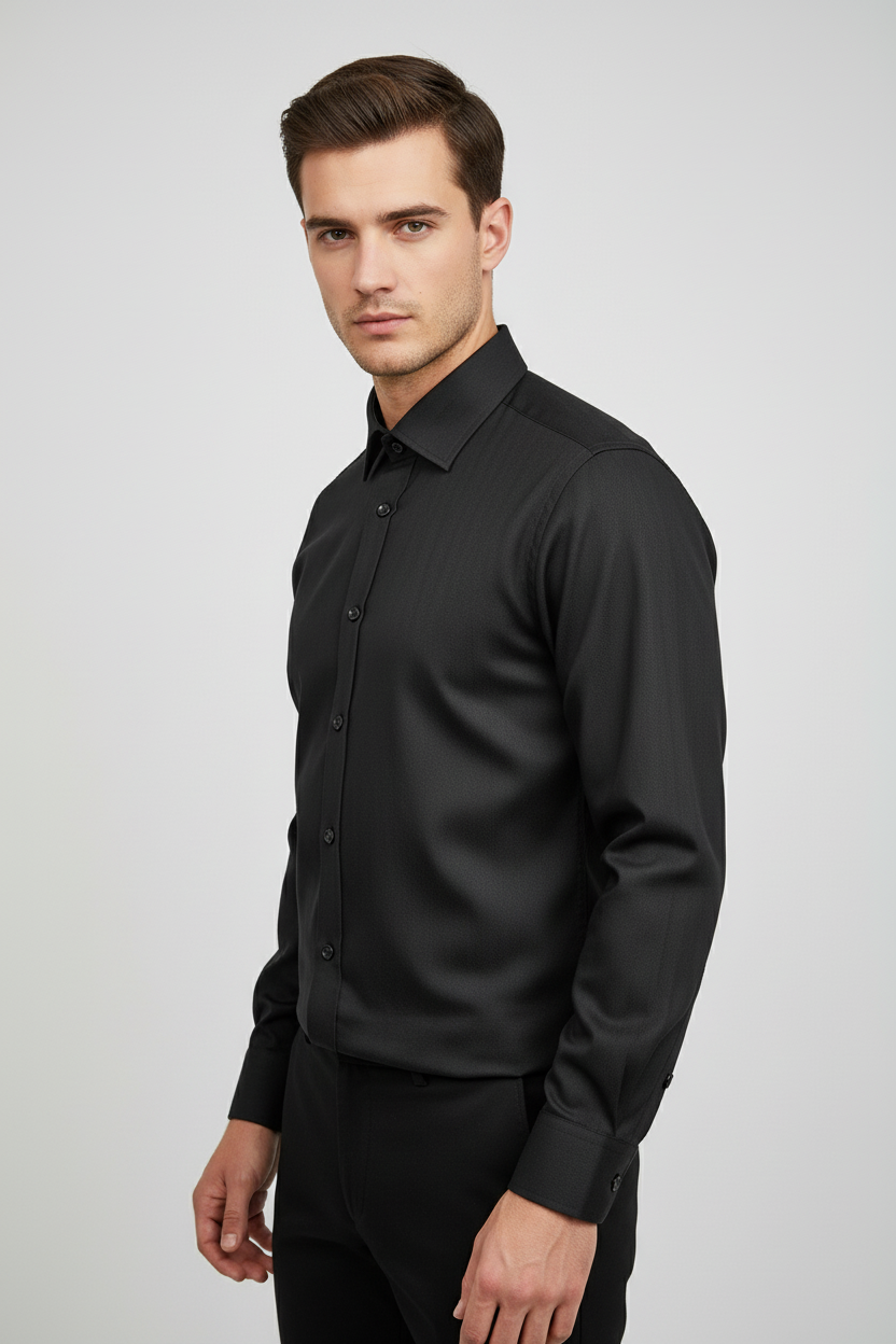Black Dress Shirt