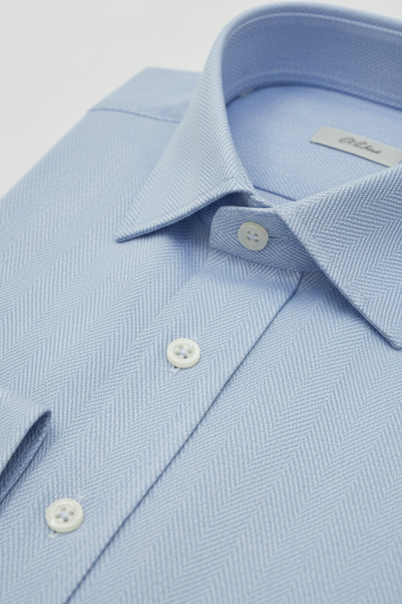 Light Blue Slim Fit Dress Shirt