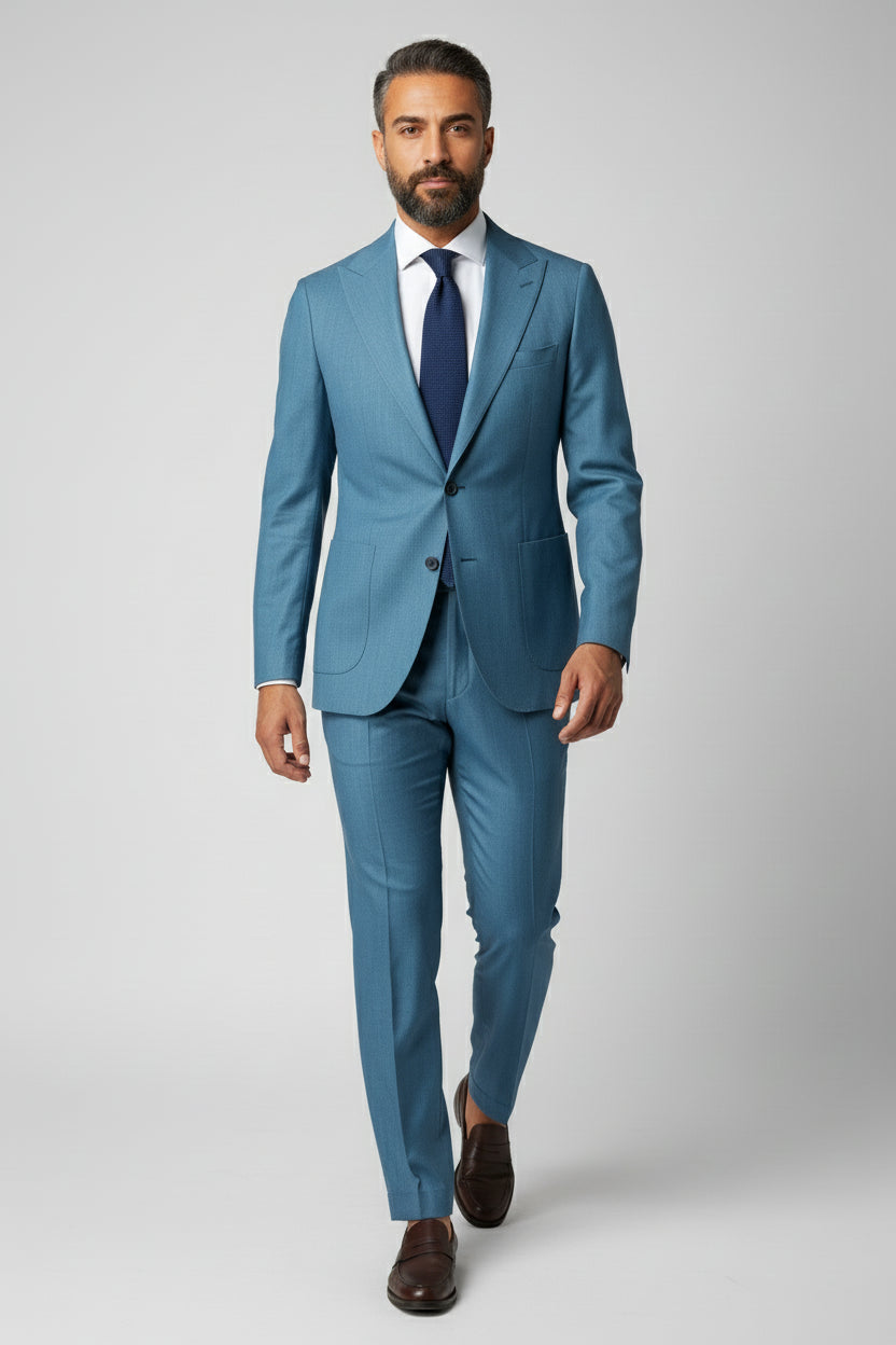 Petrol Two-Piece Suit