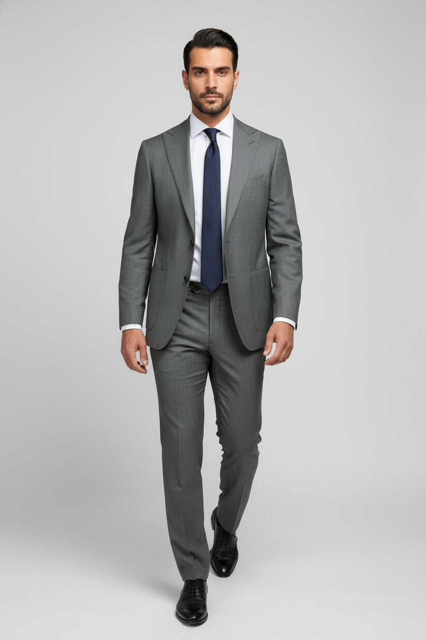Gray Two-Piece Suit