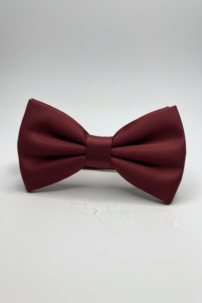 Red Satin Bow Tie