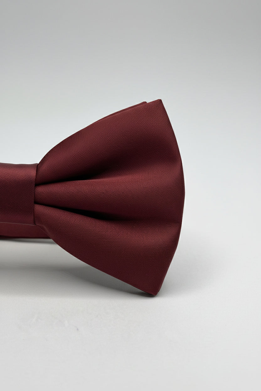 Red Satin Bow Tie