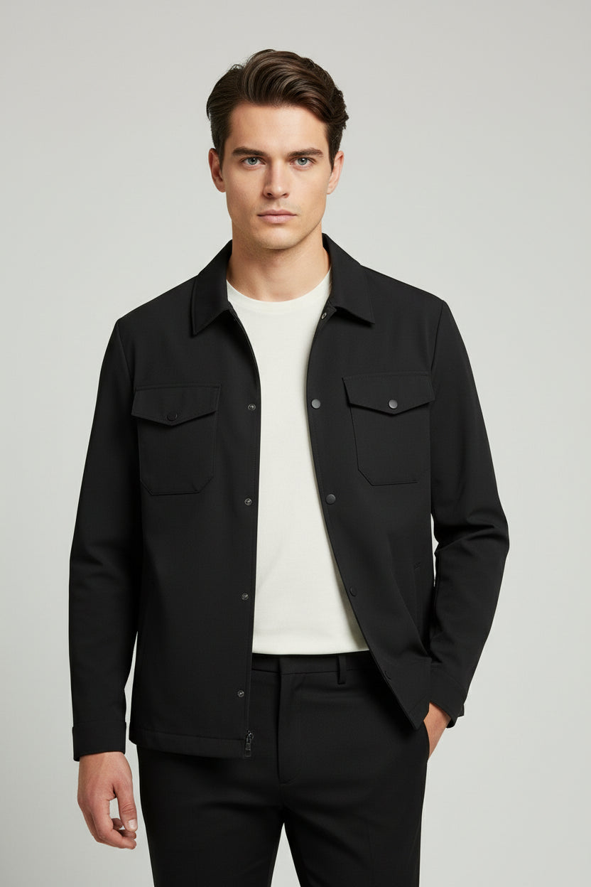 Black Modern Safari Suit