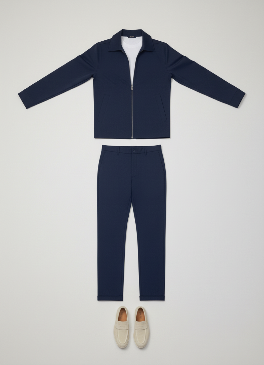 Safari Navy Suit