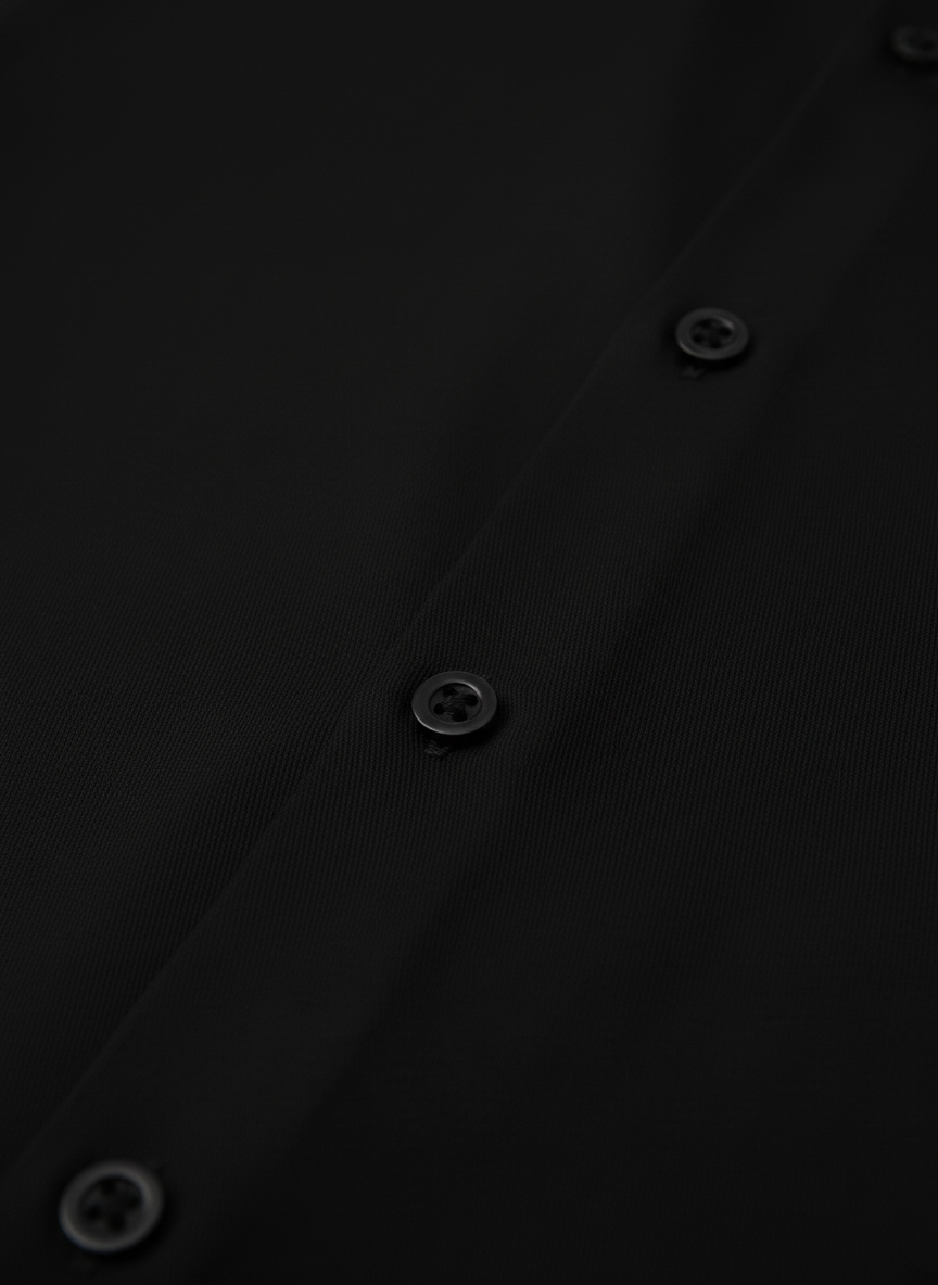 Black Classic Dress Shirt