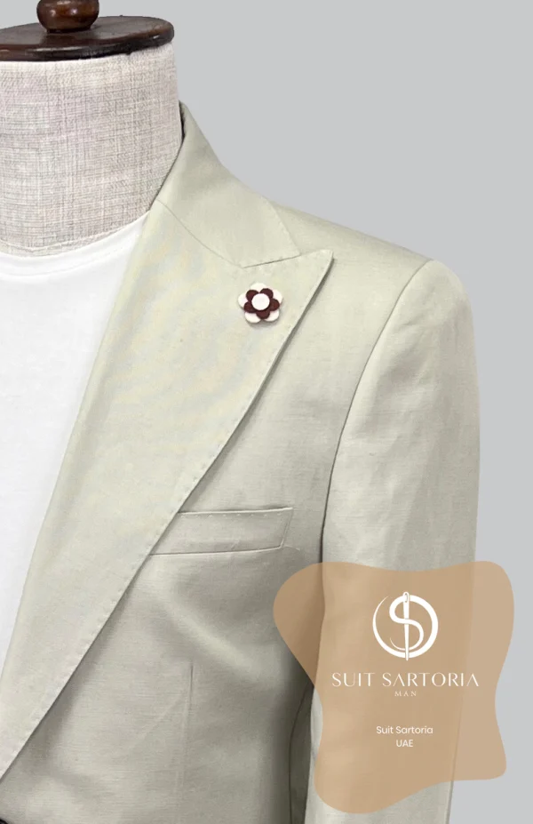 Suit Sartoria Beige Linen Suit