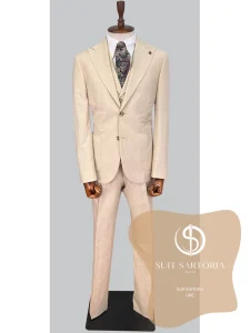 suit sartoria uae beige linen suit 37dX3Y