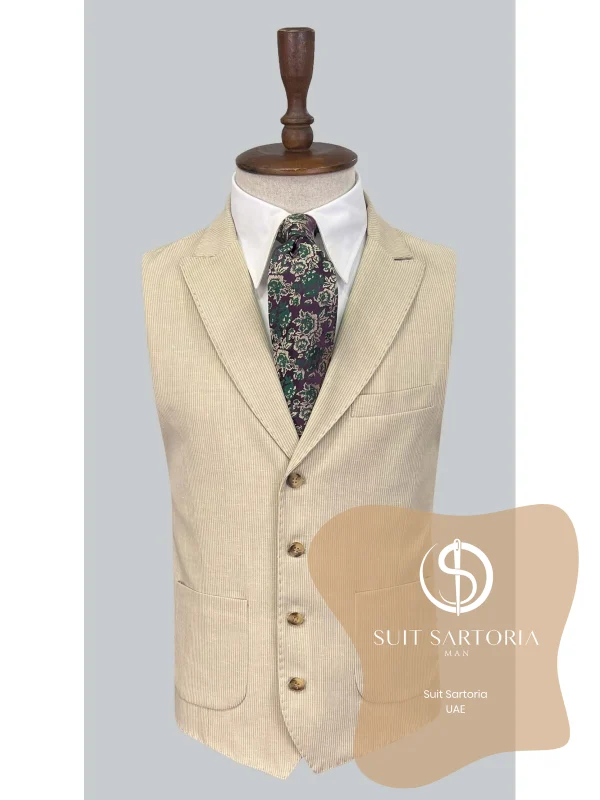 Suit Sartoria Beige Linen Suit