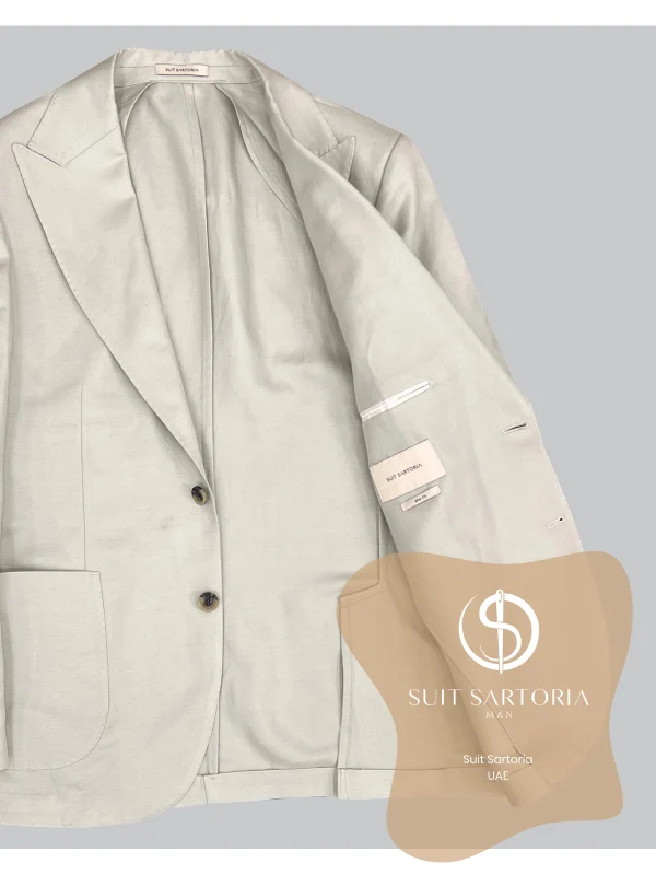 Suit Sartoria Beige Linen Suit