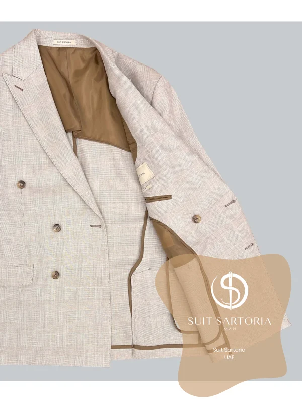 Suit Sartoria Beige Linen Suit