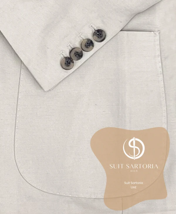 Suit Sartoria Beige Linen Suit