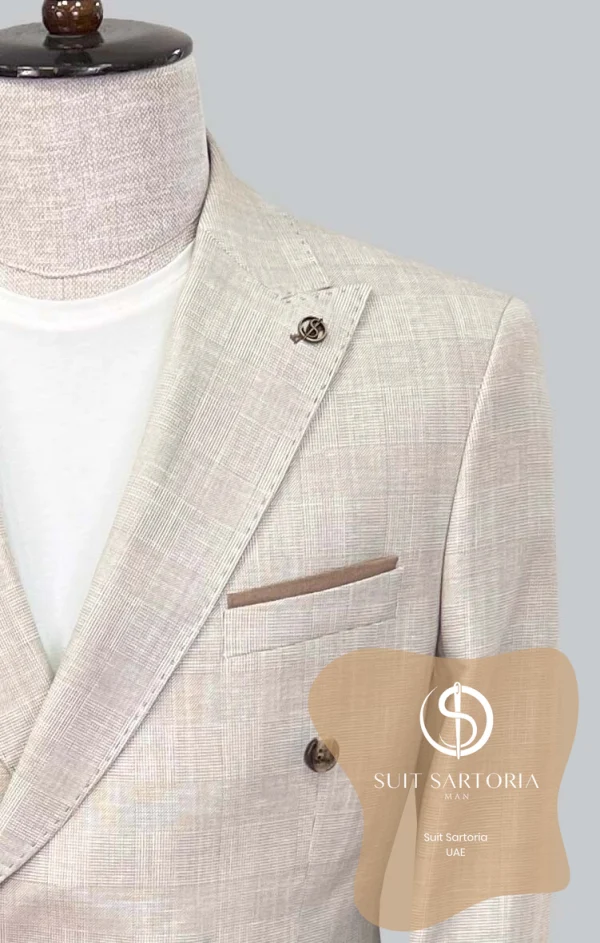 Suit Sartoria Beige Linen Suit