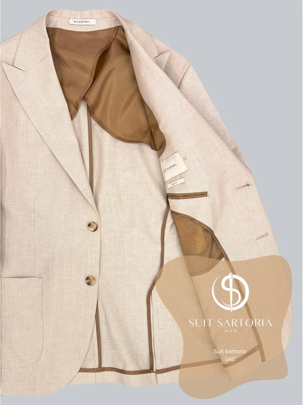 Suit Sartoria Beige Linen Suit