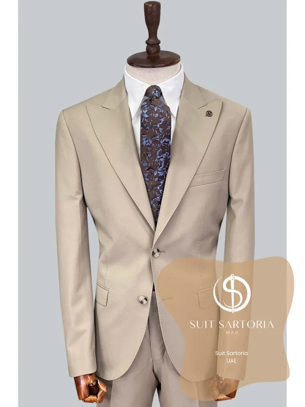 Suit Sartoria Beige Wool Suit