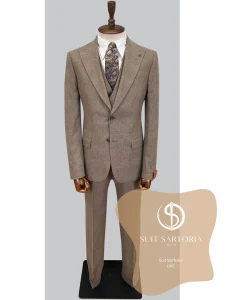 suit sartoria uae beige wool suit mW8UV7