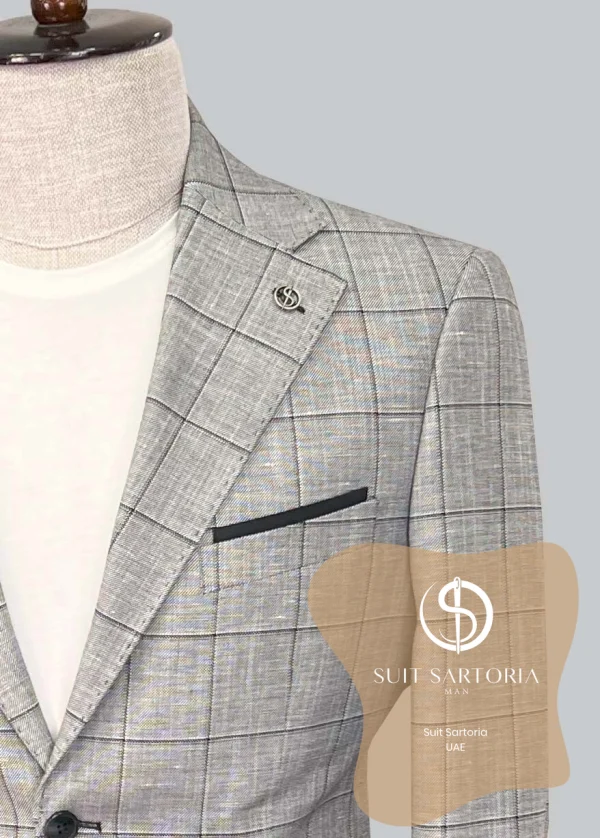 Suit Sartoria Black Linen Suit