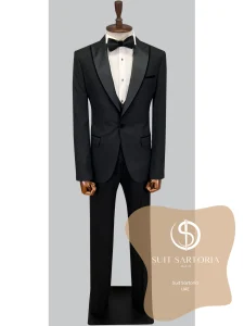 suit sartoria uae black peak lapel tuxedo xDmFj3