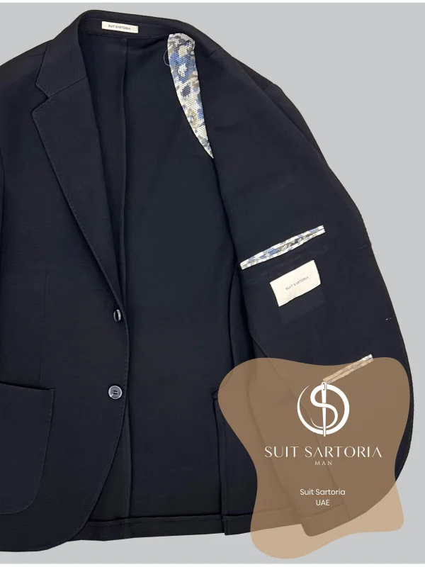 Suit Sartoria Black Polyamid Sport Suit