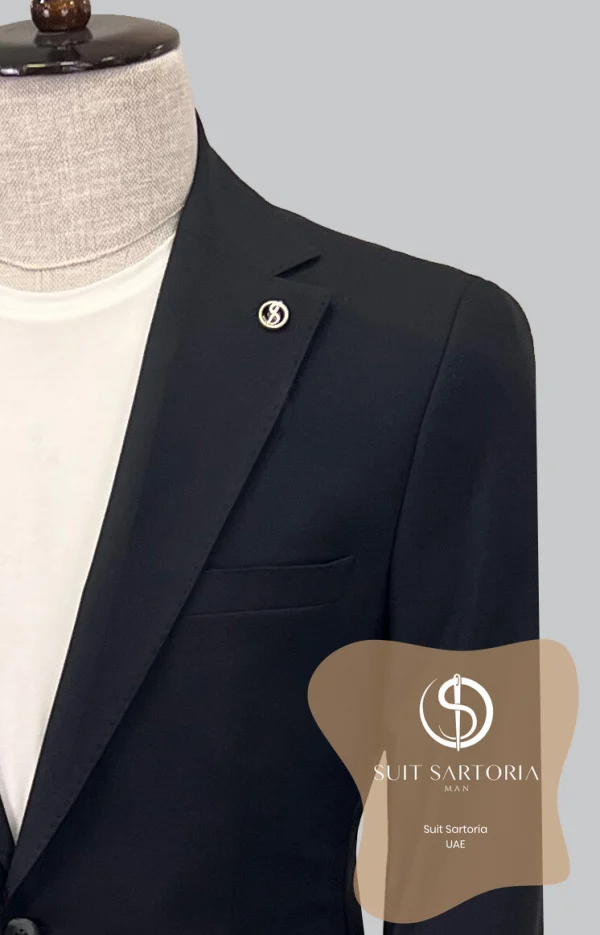 Suit Sartoria Black Polyamid Sport Suit