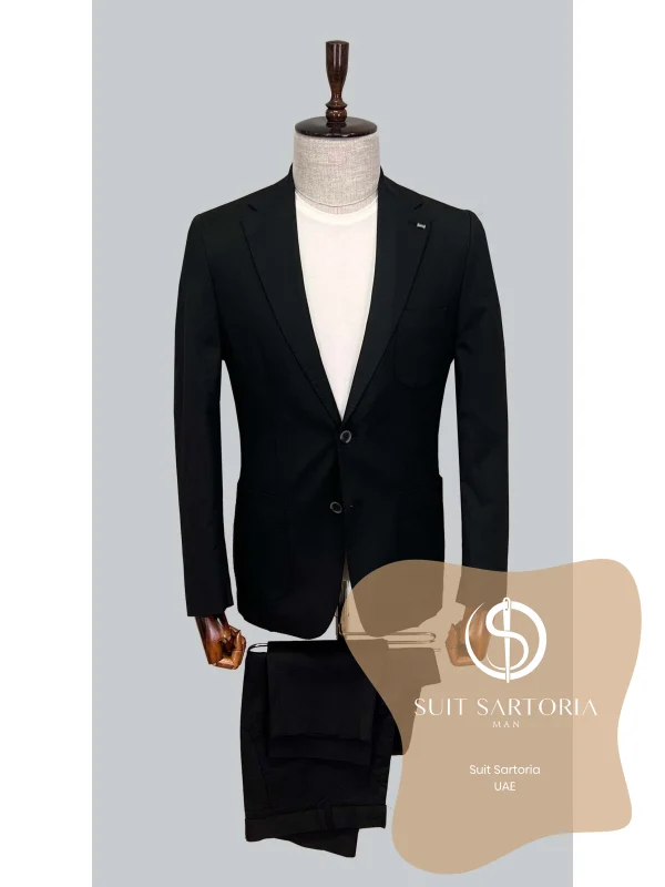 Suit Sartoria Black Sports Suit