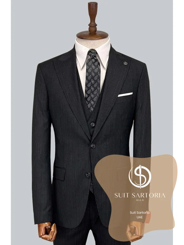 Suit Sartoria Black Suit