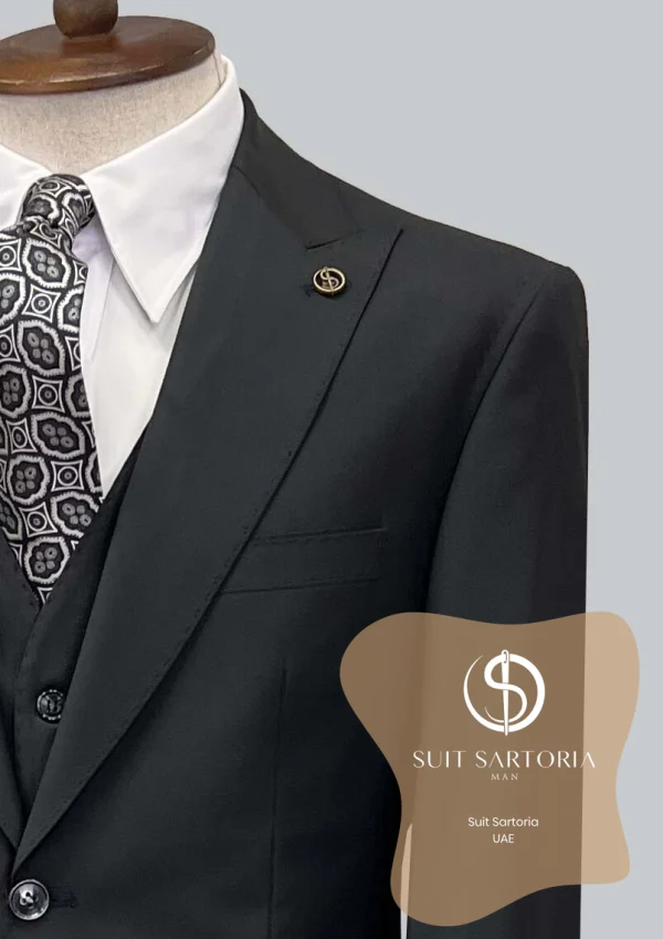 Suit Sartoria Black Suit