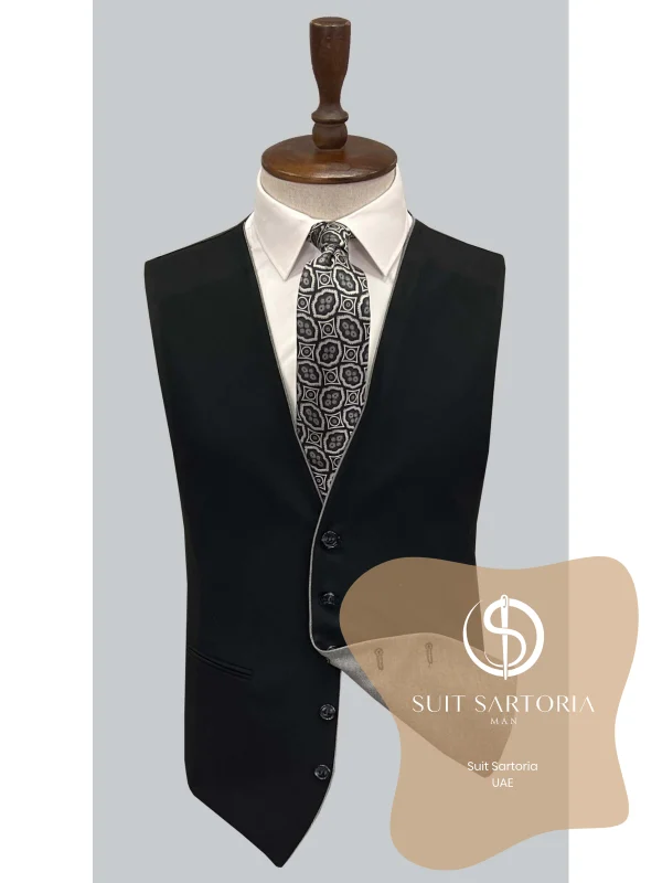 Suit Sartoria Black Suit