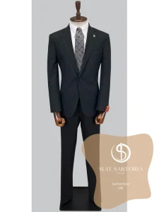 suit sartoria uae black suit 8YLNNG