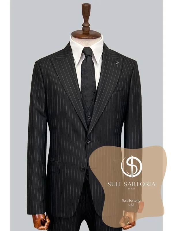 Suit Sartoria Black Suit