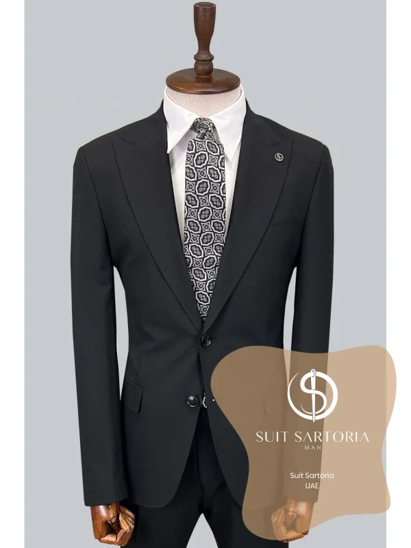 Suit Sartoria Black Suit