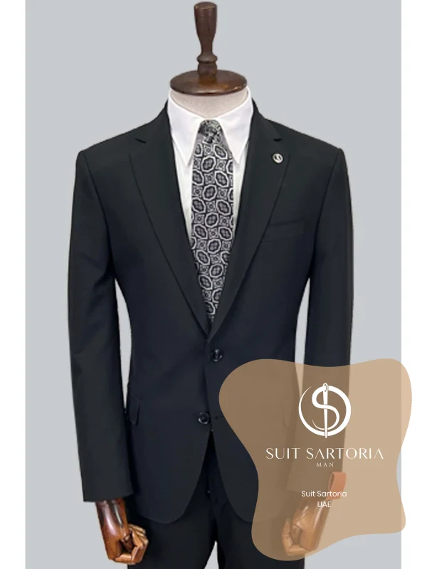 Suit Sartoria Black Suit